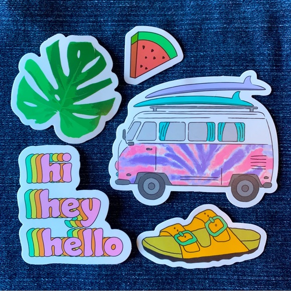 Beach Trip Sticker Set - Picture 1 of 5